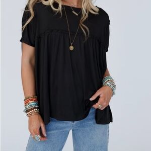 Sunday Morning Babydoll top by Three Bird Nest Medium